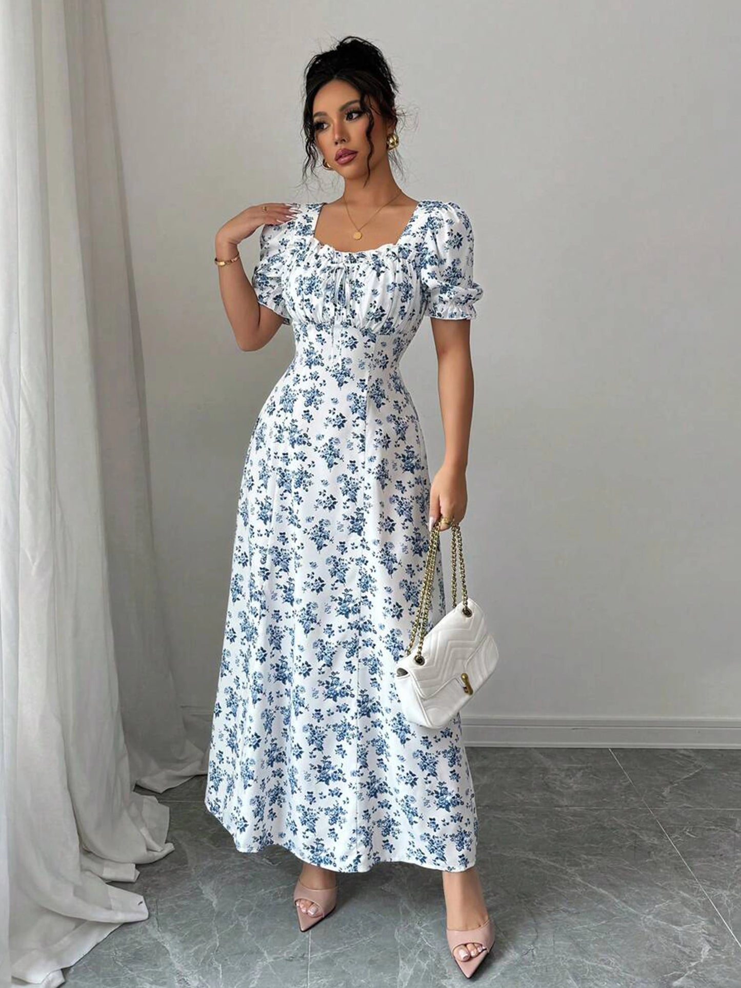 Robe Maxi Fleurie Colette