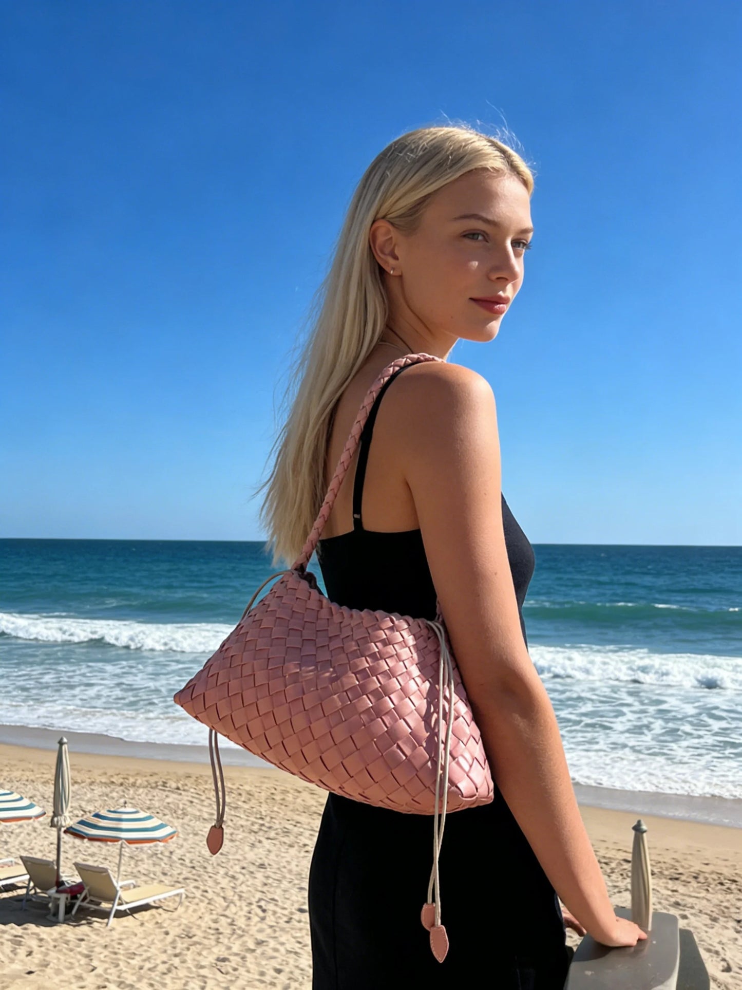Fashion luxury New Style Shoulder Bag Versatile Summer Women's Single PU leather Underarm bag Vacation Handbag