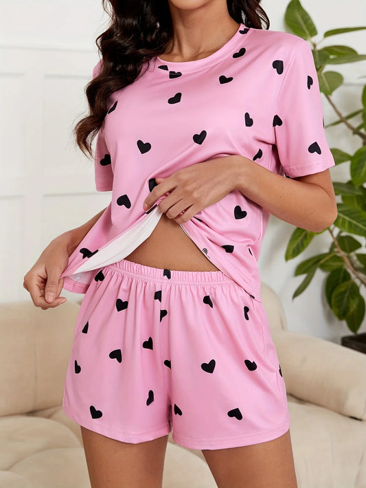 Ensemble Homewear Cœur Louise | Twestana