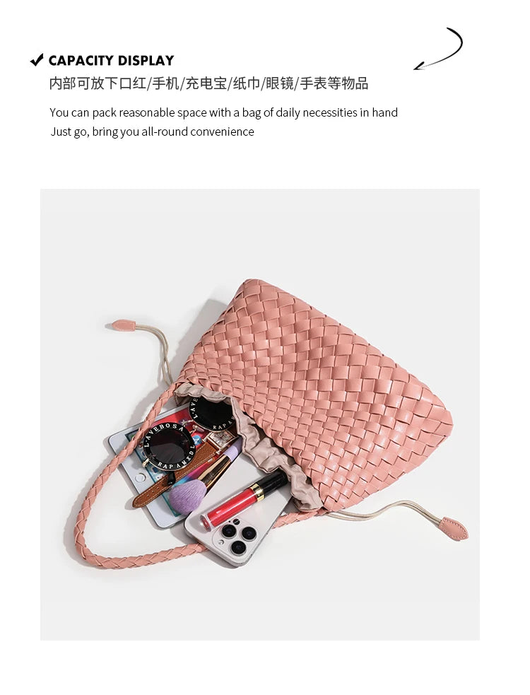 Fashion luxury New Style Shoulder Bag Versatile Summer Women's Single PU leather Underarm bag Vacation Handbag