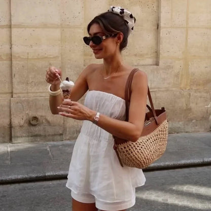 2026 Summer Hollow-out Raffia and Pu Leather Everyday Bag Lightweight Handcrafted Large Straw Tote Bag for Women Beach Bags