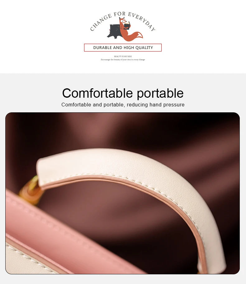 FOXER Split Leather Women's Shoulder Bag Elegant Handbag 2026 New Female Large Tote Bag Luxury Design Crossbody Purse